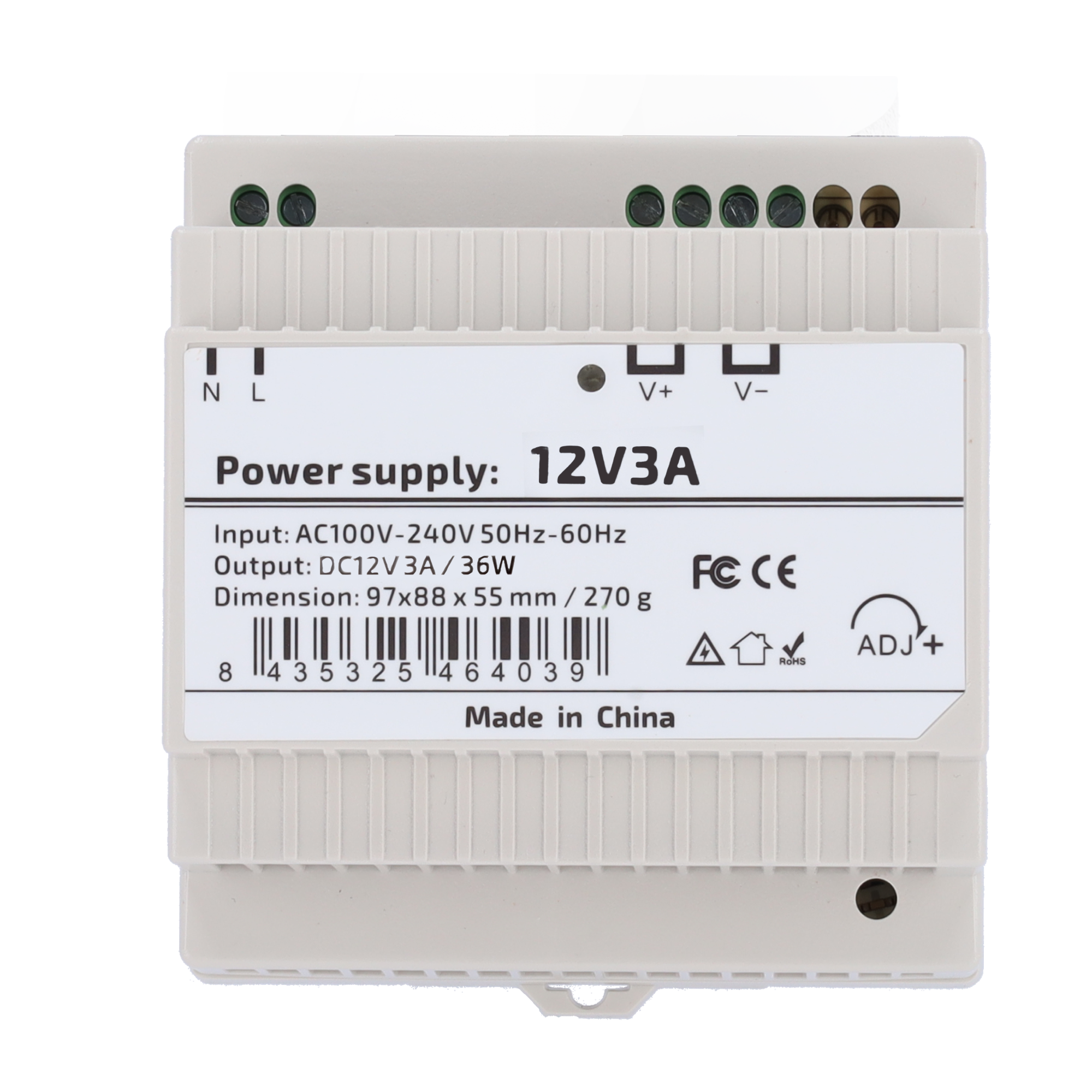 DC12V3A-DIN-P - Image 2