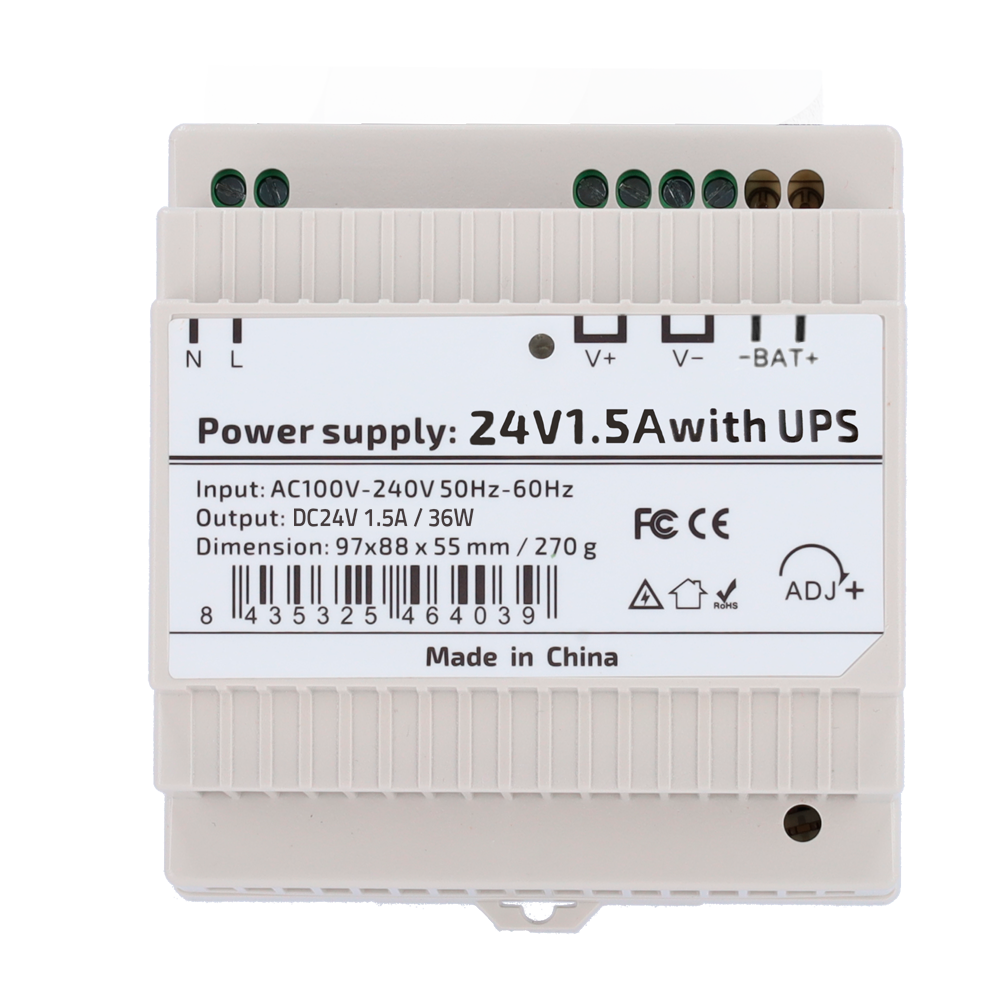 DC24V1A5-DIN-UPS-P - Image 2